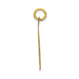 14k Yellow Gold Graduation Day Pendant with Cap and Diploma, Unisex Academic Milestone Charm