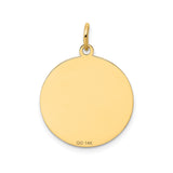 14k Yellow Gold Beagle Pendant with Dog Silhouette, Unisex Pet Charm for Dog Lovers