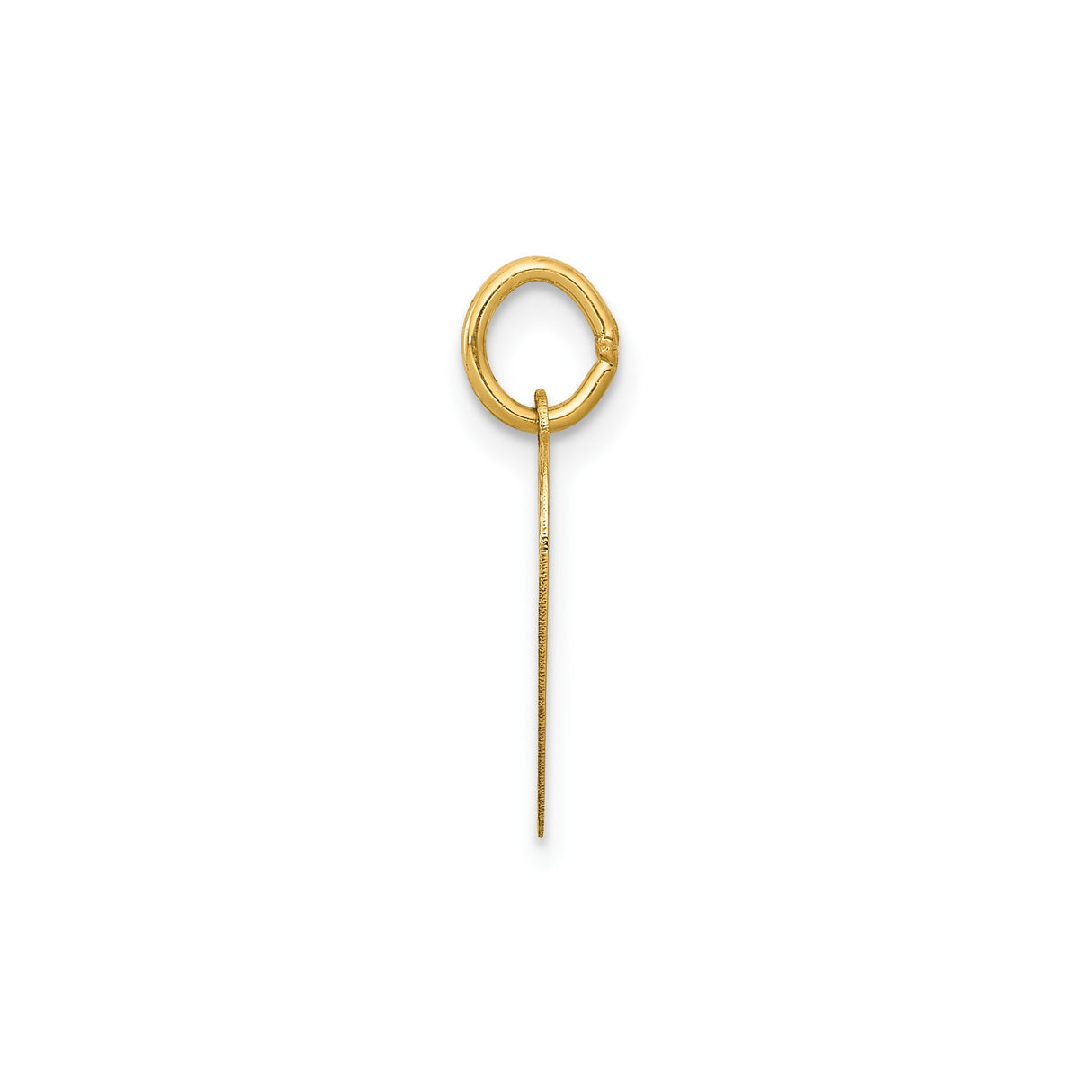 14k Yellow Gold Heart Shaped Sister Pendant, Sentimental Charm for Women