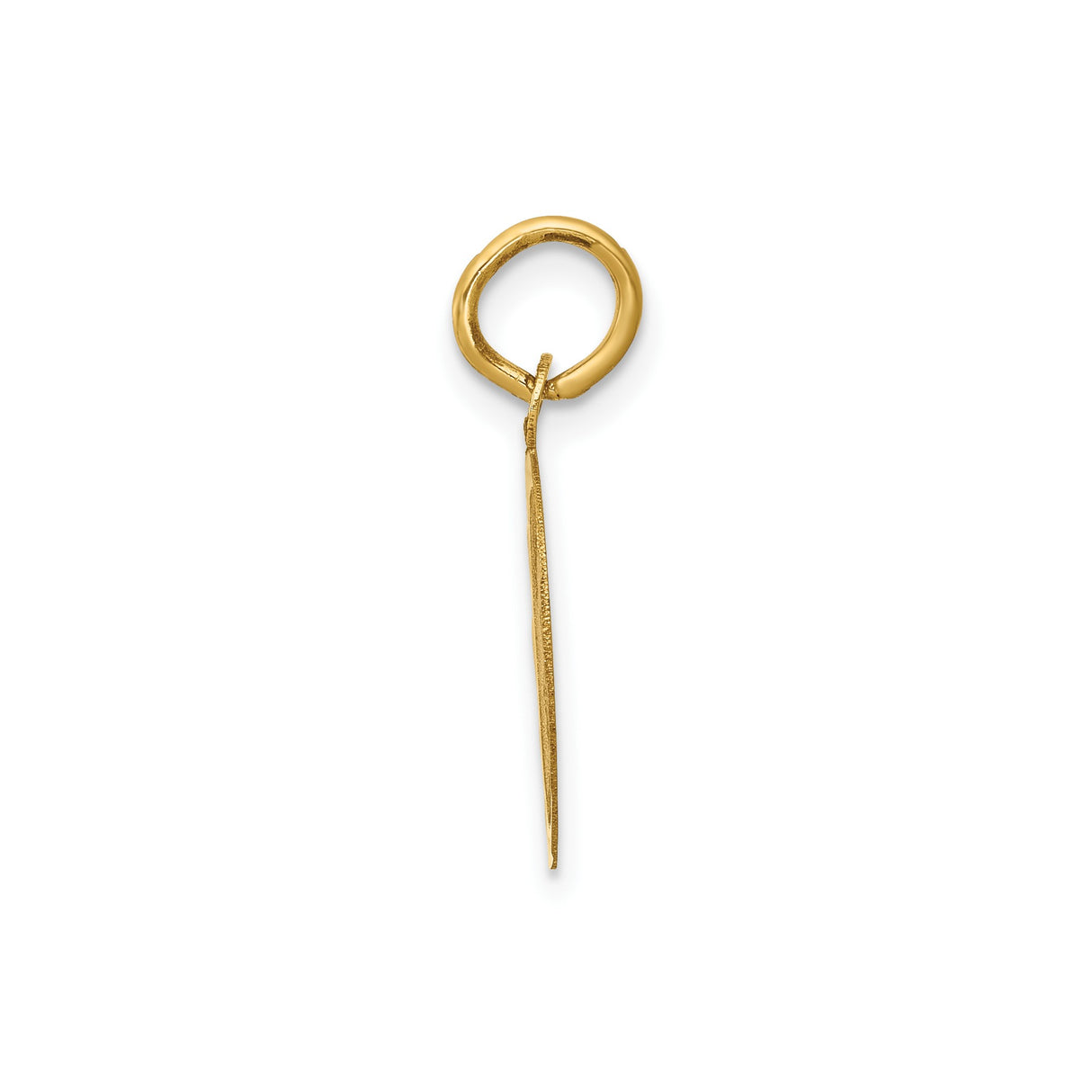 14k Yellow Gold Graduation Pendant with Cap and Diploma Design, Unisex Academic Charm