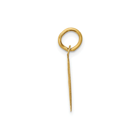 14k Yellow Gold Graduation Pendant with Cap and Diploma Design, Unisex Academic Charm
