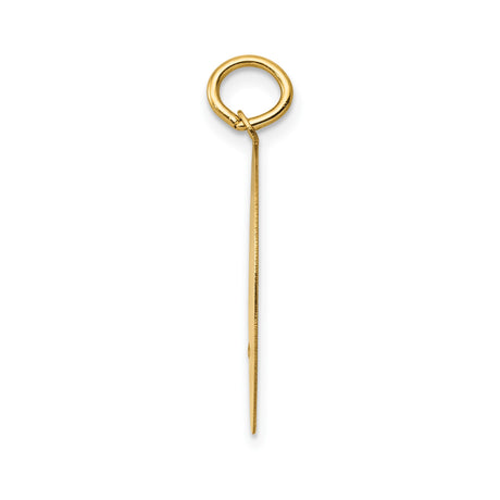 14k Yellow Gold Pendant with Golden Retriever Design, Unisex Dog Lover Charm