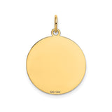 14k Yellow Gold Pendant with Golden Retriever Design, Unisex Dog Lover Charm