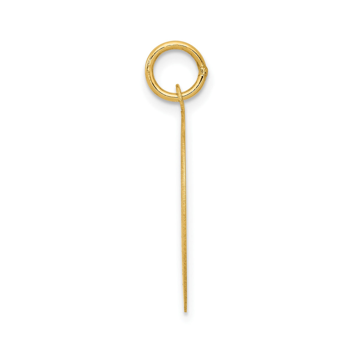 14k Yellow Gold Shih Tzu Pendant, Dog Breed Disc Charm, Pet Memorial Jewelry for Women or Unisex