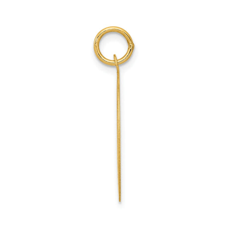14k Yellow Gold Shih Tzu Pendant, Dog Breed Disc Charm, Pet Memorial Jewelry for Women or Unisex