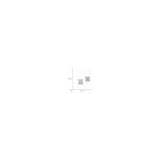 14k White Gold Square Stud Earrings with Nine Princess Cut Diamonds per Earring