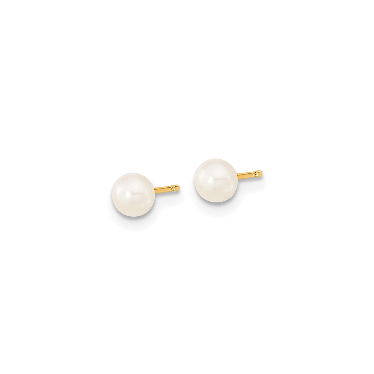 4-5mm FWC Pearl Bracelet Earrings Charm Pendant in Real 14k Yellow Gold
