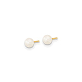 4-5mm FWC Pearl Bracelet Earrings Charm Pendant in Real 14k Yellow Gold