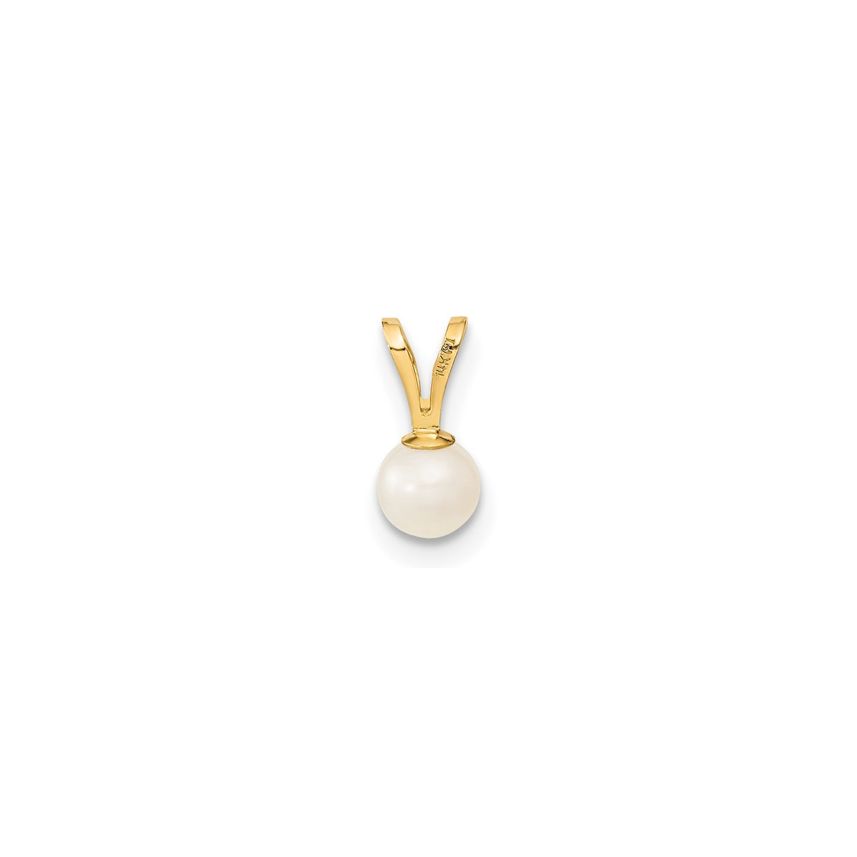 4-5mm FWC Pearl Bracelet Earrings Charm Pendant in Real 14k Yellow Gold