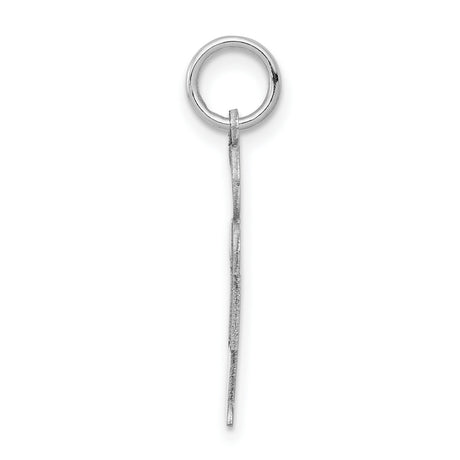 14k White Gold Boy Charm Pendant with Cap, Minimalist Family Jewelry for Women