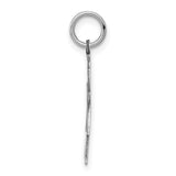 Kid Charm Pendant in Real 14k White Gold