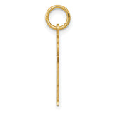 14k Yellow Gold Boy Pendant with Its a Boy Message, Baby Keepsake Charm for Mom or Grandmother