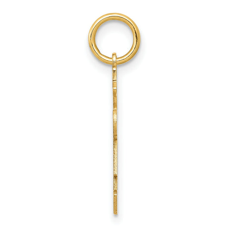 Kid Charm Pendant in Real 14k Yellow Gold