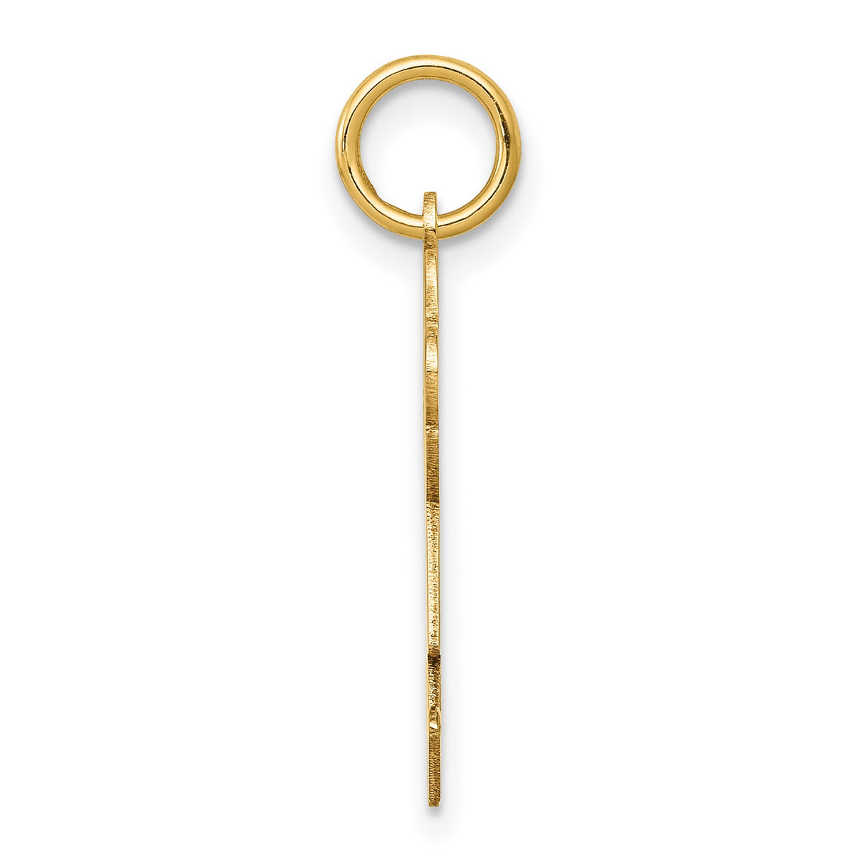 14k Yellow Gold Girl Charm Pendant with Pigtails, Symbol of Family and Love