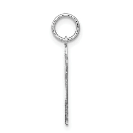 Kid Charm Pendant in Real 14k White Gold