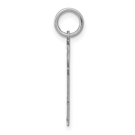 Kid Charm Pendant in Real 14k White Gold