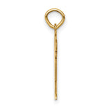 14k Yellow Gold Boy Pendant with Sideways Cap, Cartoon Style Family Charm