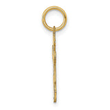 Kid Charm Pendant in Real 14k Yellow Gold