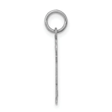 Kid Charm Pendant in Real 14k White Gold