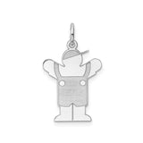 Sterling Silver Boy Pendant Charm with Outstretched Arms, Family Symbol Jewelry for Women