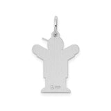 Sterling Silver Boy Pendant with Heart Detail and Baseball Cap Design for Mothers