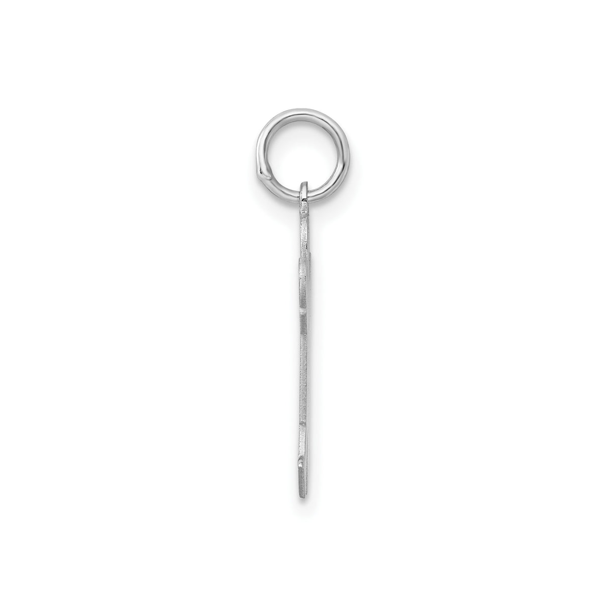 Sterling Silver Boy Shaped Pendant with Cutout Design and Etched Details, Motherhood Symbol Charm