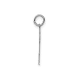 Sterling Silver Boy Pendant Charm with Raised Arms, Minimalist Son Figure for Family Jewelry