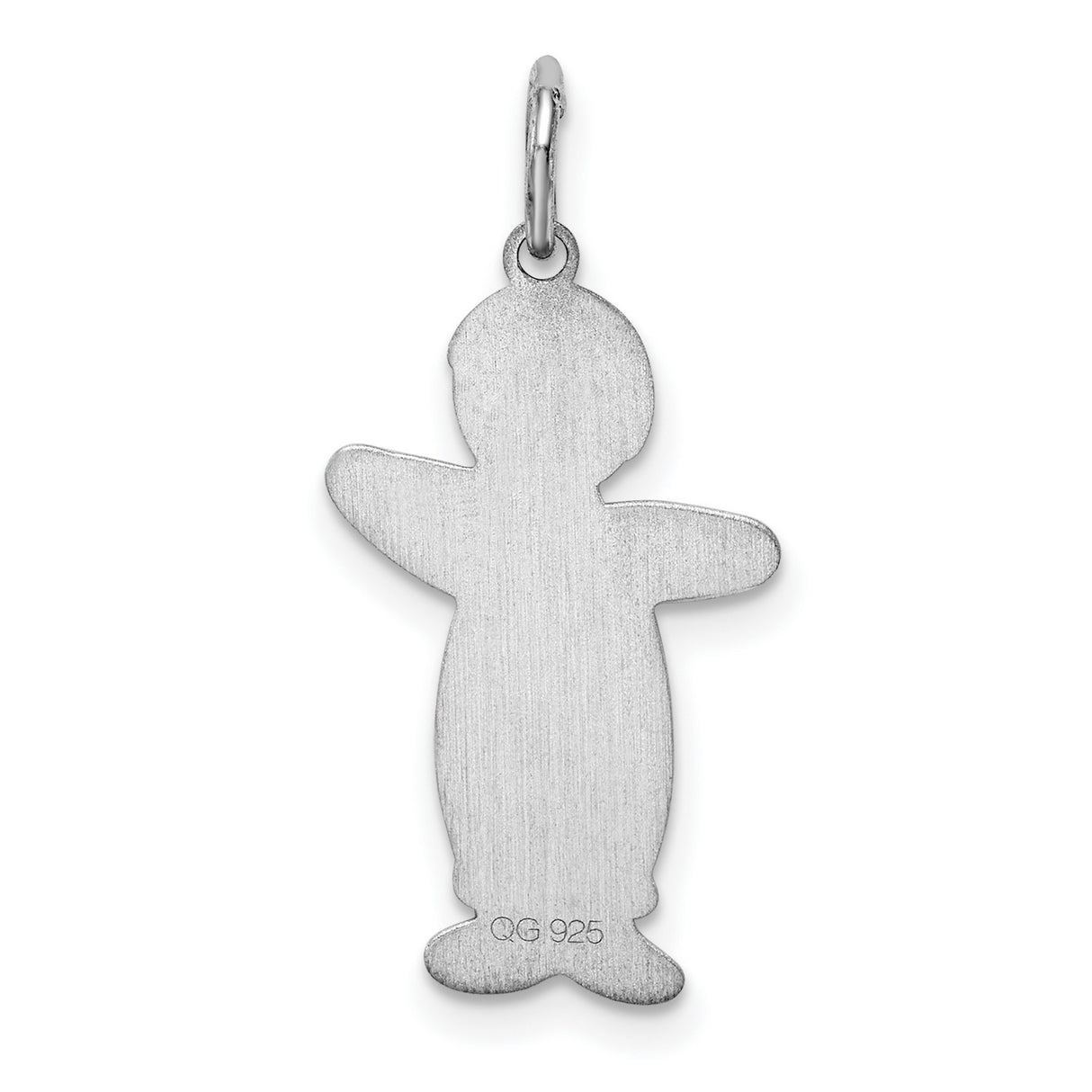 Mommas Boy Cuddle Charm Pendant in Real 925 Sterling Silver