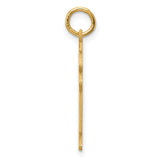 Gold Plated Class of 2023 Girl Cuddle Charm Pendant in Real 925 Sterling SIlver