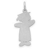Class of 2023 Girl Cuddle Charm Pendant in Real 925 Sterling Silver