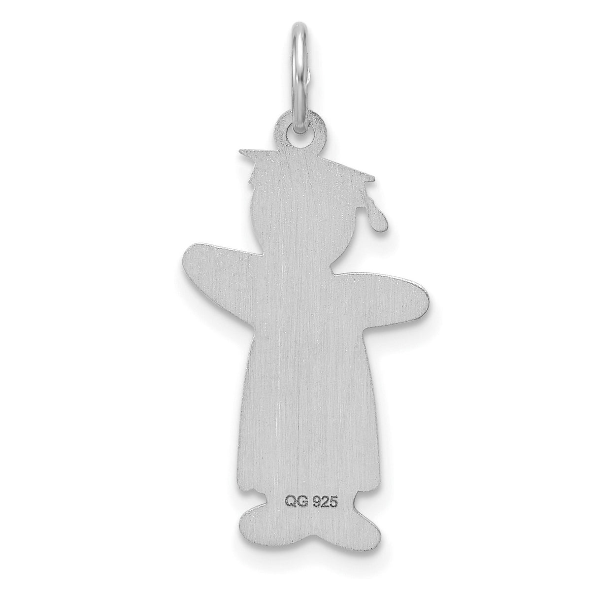 Class of 2023 Boy Cuddle Charm Pendant in Real 925 Sterling Silver