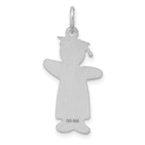 Class of 2024 Boy Cuddle Charm Pendant in Real 925 Sterling Silver