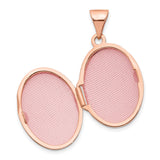 14k Rose Gold Locket Pendant with Diamond Starburst Design for Women