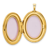 14k Yellow Gold Oval Locket Pendant with Floral Starburst Engraving and Paisley Accents