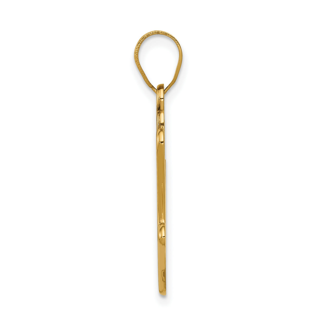 14k Yellow Gold Hand-Shaped Pendant with Colorful Enamel Fingers and Smiling Face Design