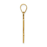 14k Yellow Gold Hand Pendant with Colorful Enamel Fingers and Smiley Face