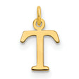 14k Yellow Gold Tau Cross Pendant, T-Shaped Franciscan Religious Charm for Women or Unisex Wear