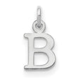 Letter B Initial Charm Pendant in Real 925 Sterling Silver