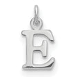 Letter E Initial Charm Pendant in Real 925 Sterling Silver