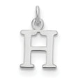 Letter H Initial Charm Pendant in Real 925 Sterling Silver