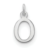 Letter O Initial Charm Pendant in Real 925 Sterling Silver