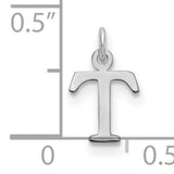 14k White Gold Tau Cross Pendant, T-Shaped Christian Symbol, Franciscan Religious Charm