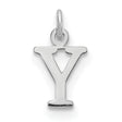 Letter Y Initial Charm Pendant in Real 925 Sterling Silver