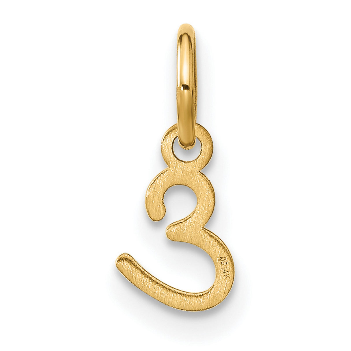14k Yellow Gold Initial Pendant, Cursive Letter E Charm, Dainty Monogram Jewelry for Women