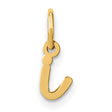 14k Yellow Gold Fish Hook Pendant, Polished Nautical Charm, Hawaiian Symbol for Men or Unisex
