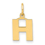 14k Yellow Gold Hebrew Letter Heh Pendant Charm, Jewish Faith Symbol Jewelry for Men or Women