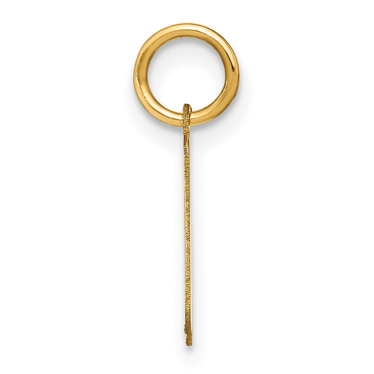 14k Yellow Gold Chai Pendant, Hebrew Life Symbol Charm, Unisex Jewish Faith Jewelry