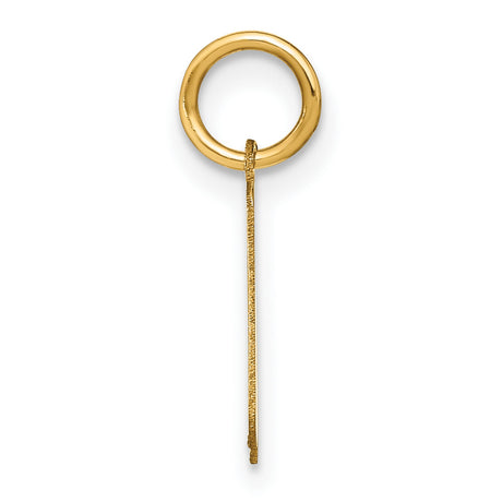 14k Yellow Gold Chai Pendant, Hebrew Life Symbol Charm, Unisex Jewish Faith Jewelry