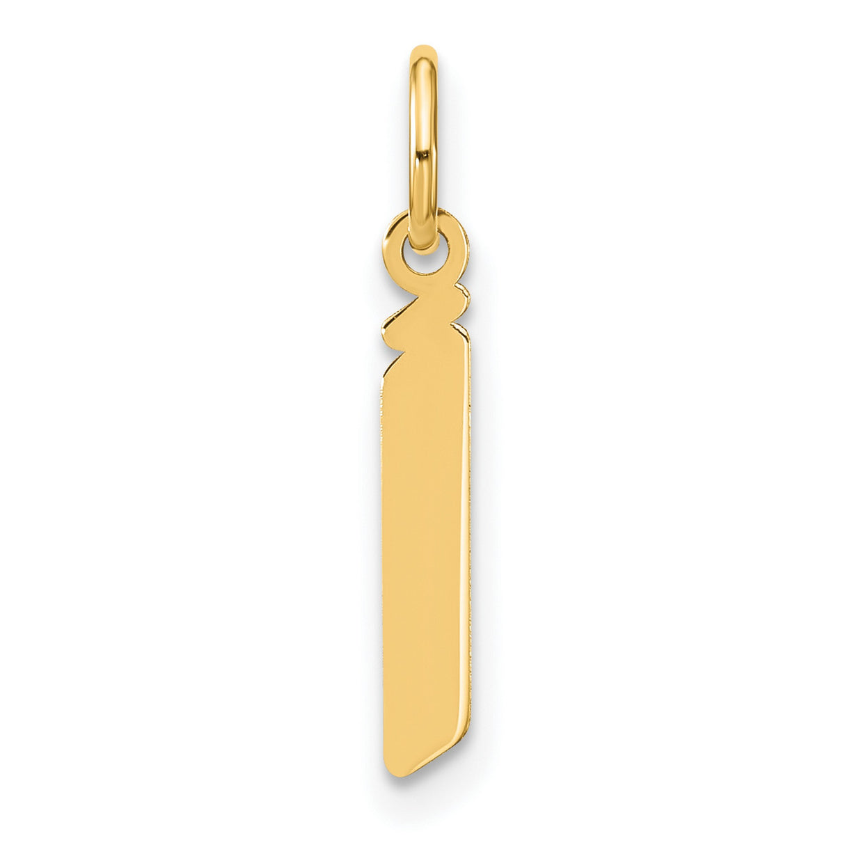 14k Yellow Gold Mezuzah Pendant, Minimalist Jewish Religious Charm for Men and Women
