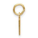 14k Yellow Gold Chi Rho Pendant, Christian Symbol with Greek XP Letters